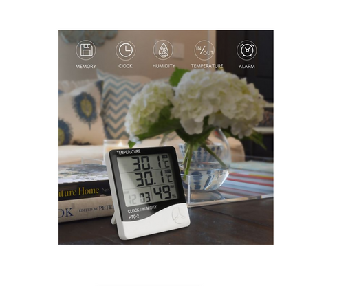 Temperature & Humidity Monitor Alarm Clock