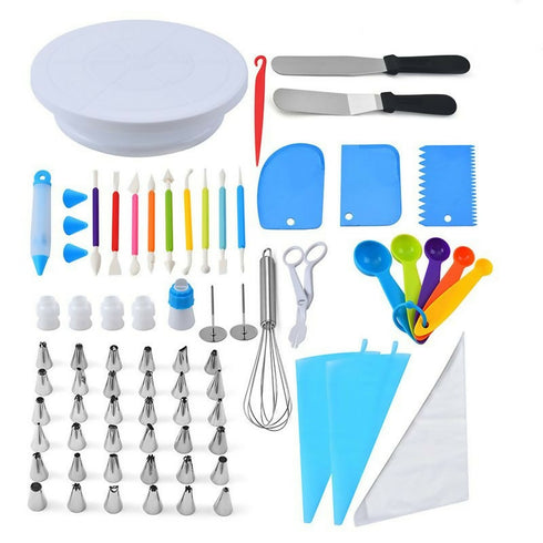 66 Pieces Of Cake Decoration Kit Baking Tools Set