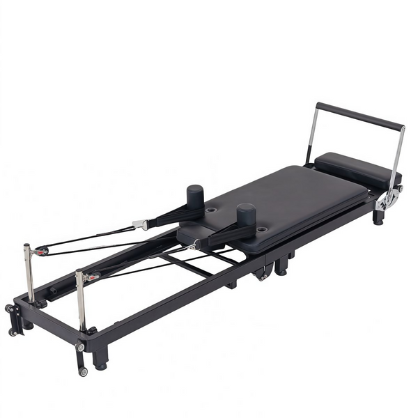 Easy Folding Portable Pilates Reformer - Core Yoga Bed - Home Fitness