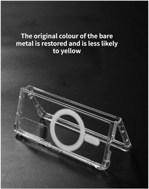 Magnetic Clear Case Compatible with Samsung Galaxy Z Fold 4