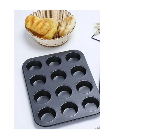 12 Cups Non-Stick Muffin Baking Pan