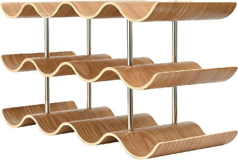 3 Tier Wooden Wine Storage Rack