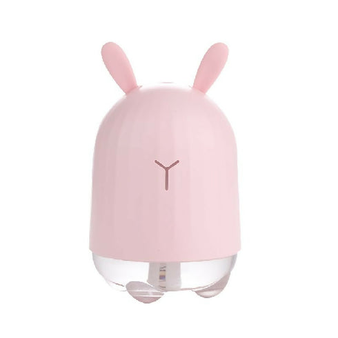220ML Air Humidifier Cute Rabbit USB Aroma Diffuser-Pink