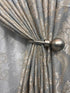 Curtain Tiebacks Matt Silver Ball