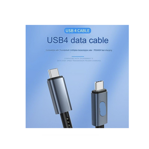 USB-4 Data / Fast Charge Cable (Type C to Type C) - 2m