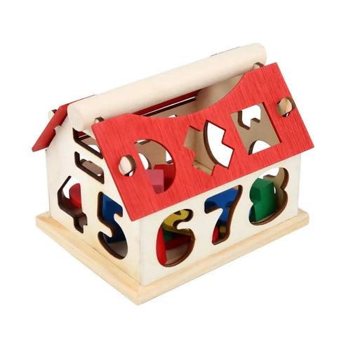 Shape Matching Building Block House for Kids