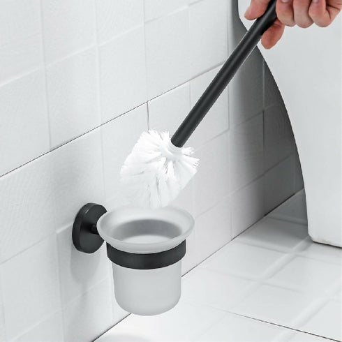 Toilet Brush Holder Matt Black