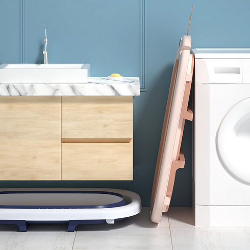 Folding Bathtub, Baby Collapsible, Standing Infant Baby Bath Tubs.