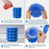 Portable Ice Cube maker, silicon bucket with lid for frozen beverages