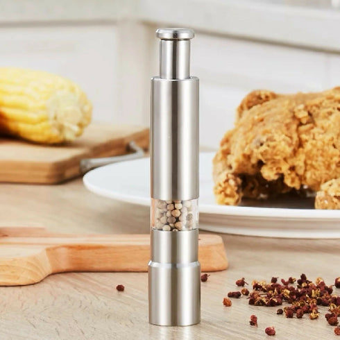 Adjustable Stainless-Steel Salt and Pepper Mill Grinder