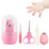 4-Piece Stainless Steel Baby Nail Clipper Set.