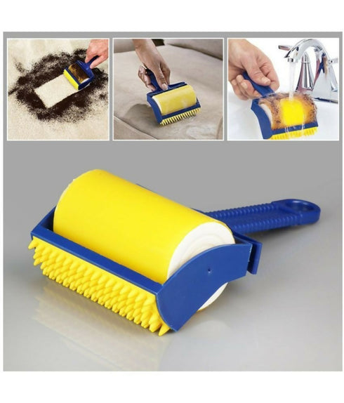 Sticky Buddy 2-in-1 Reusable Lint, Dog & Cat Hair Remover Roller & Brush