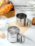 Stainless Steel Semi-automatic Hand Flour Sieve