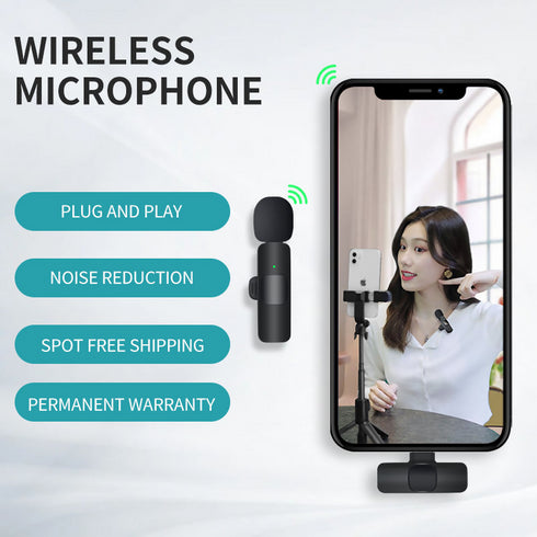 Wireless Lavalier Microphone.