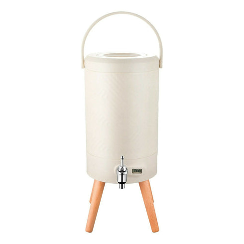 Stainless Steel Drinking Dispenser Bulk Coffee Milk Tea Carafe Bucket 5L Thermos Storage Bucket With Temperature Display