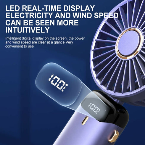 Portable Handheld USB Rechargeable Fan