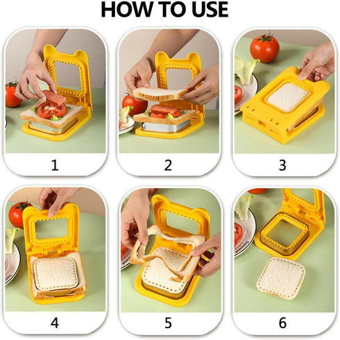 Sandwich Cutter and Sealer Bread Slicing Die