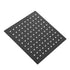 Black square shower top spray 6 inches