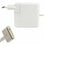 45W Magsafe 2 T Shape Replacement Charger Compatible with Macbook Air - White Zk-1137