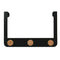 Black & Bamboo 3-hook coat rack