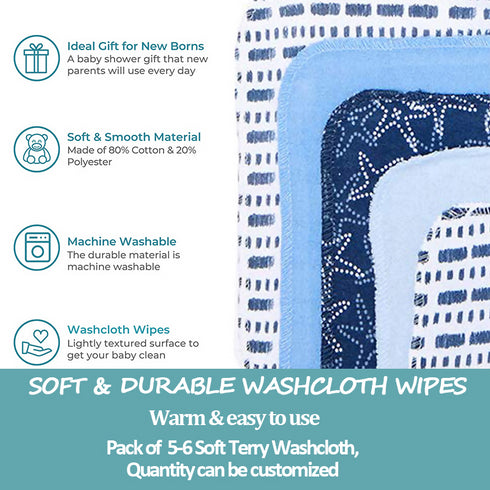 Baby Washcloth. (4pcs)