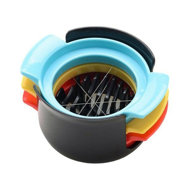 Multifunctional 3 in 1 Stainless Steel Egg Slicer Wire Cutter Set