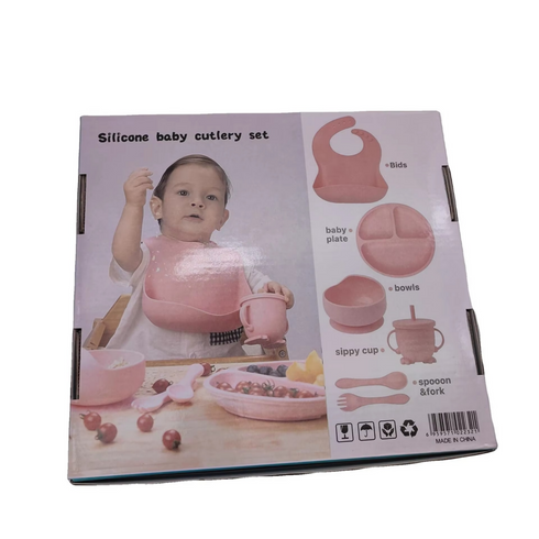 Silicone baby cutlery set