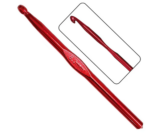Charm key DIY Aluminum Crochet Set Needles Sewing Kit Tools Crochet Hook Set