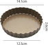 Round Baking Pans Cheesecake Pan Cake Pans Quiche Pans Non-Stick Flange Pan Removable Mini Cake Pan Set Fluted Round Cake Pan