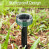 Pack of 2 Mole Repellent Solar Powered