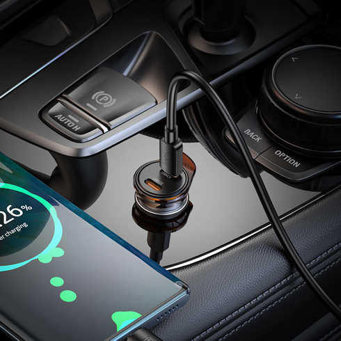 Rigorous car charger set(C to C)