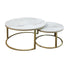 Drew Marble Top Nesting Coffee Tables