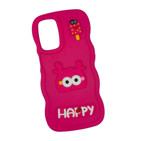 Cute 3D Cartoon Silicone Phone Case Cover Compatible with OPPO A16