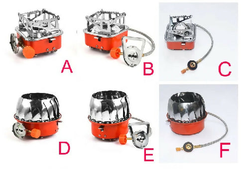 Portable Ultralight Mini Outdoor Folding Metal Gas Stove