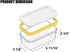 Butter Storage Cutter Container With Lid