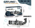 8 Hole Automatic Gatling Bubble Machine Bubble Gun