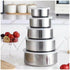 Stainless Steel Fresh-Keeping Box Five-5 Piece Set