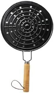 Wood Handle Sewing, Heat Diffuser for Gas and Electric Cooker