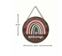 Rainbow Wooden Plaque Home Decor Hanging Sign
