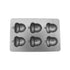 W-514 Lingdang 6-Hole cake mold