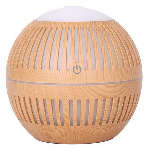 LED Ultrasonic Aroma Humidifier - Light brown
