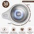 Stainless Steel Lazy Coffee Cup Automatic Magnetic Self Stirring Mug - Brown
