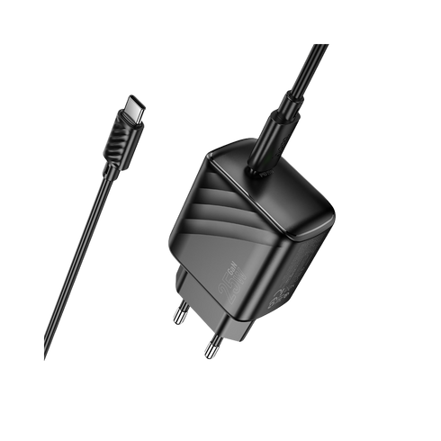 Hoco Fast Charging Type-C Charger with Type-C Cable