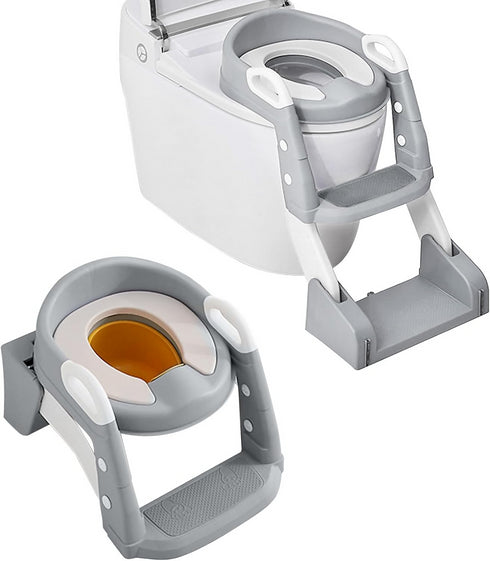 2 in 1 Toddler Toilet Seat and Step Splash Guard