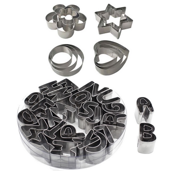 Baking Alphabet & Shapes Cookie Cutter