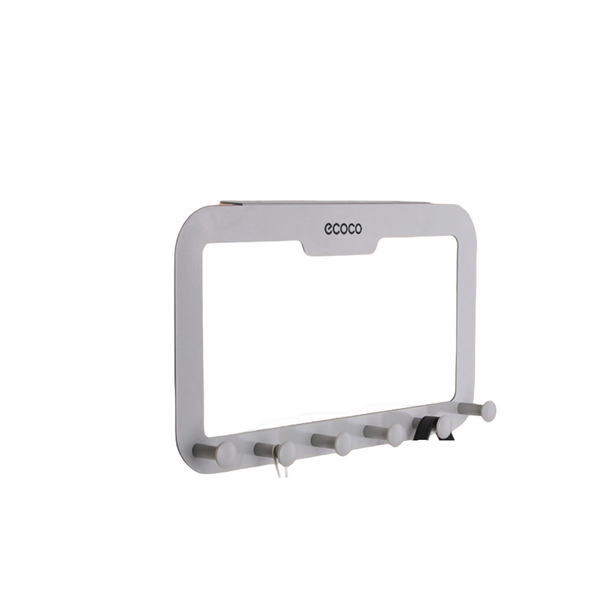 Ecoco Over-The-Door/Wall-Mounted Hook Rack