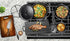 8 Piece Heavy Cast Iron Pots Set
