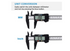 Digital Caliper 150mm Calipers Measuring Tool with Large LCD Screen