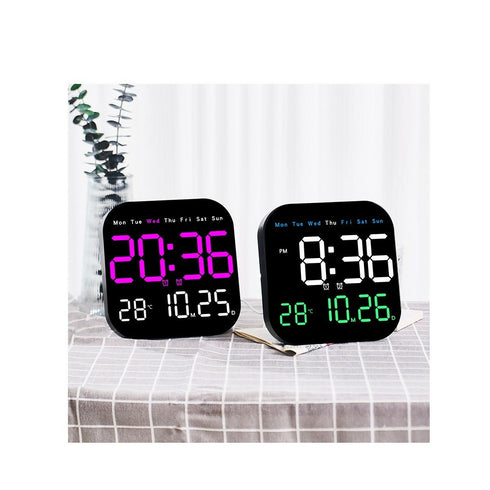 Digital Clock,LED Large Display Wall Alarm Clock