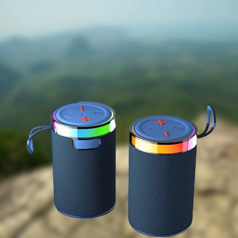 Portable Outdoor Mini RGB Wireless for Bluetooth Speaker 5W Output Stereo Subwoofer Speaker